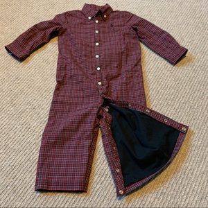 Ralph Lauren | 12M | Boys Plaid Jumpsuit